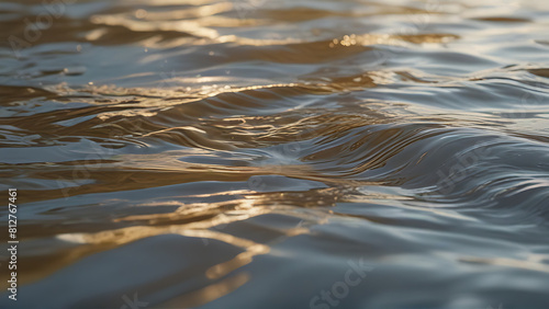 Close up of shimmering white water, with light reflecting off the surface water