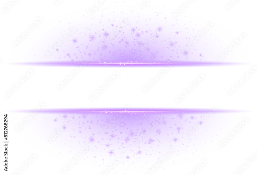 Fototapeta premium Purple Glowing Decoration