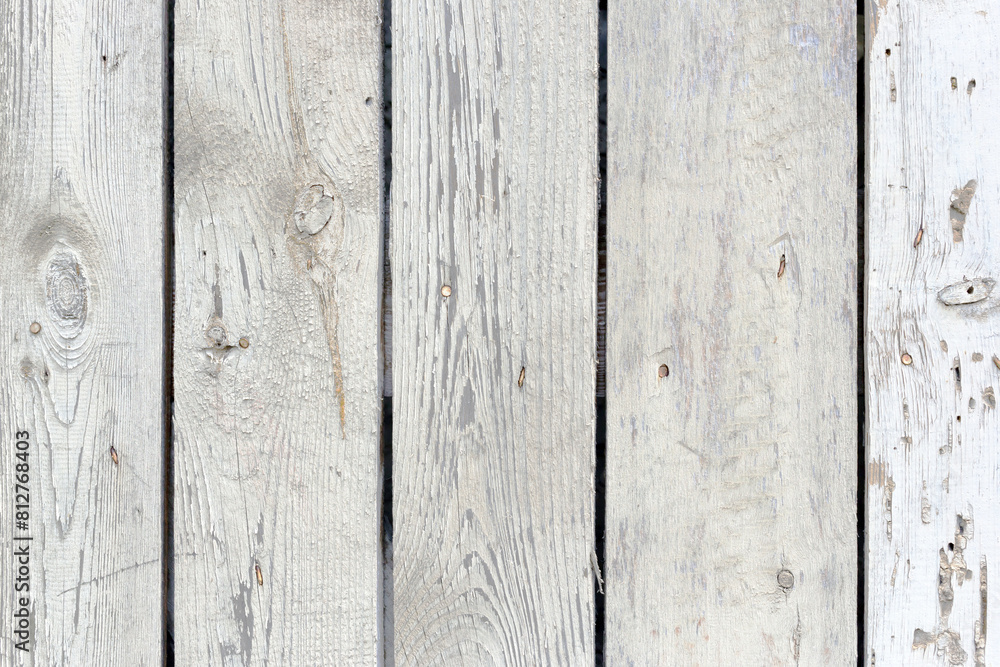 Fototapeta premium The white wood texture with natural patterns background