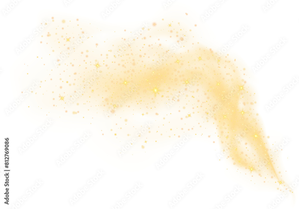 Golden Glitter Cloud