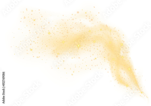Obraz na płótnie Golden Glitter Cloud w salonie