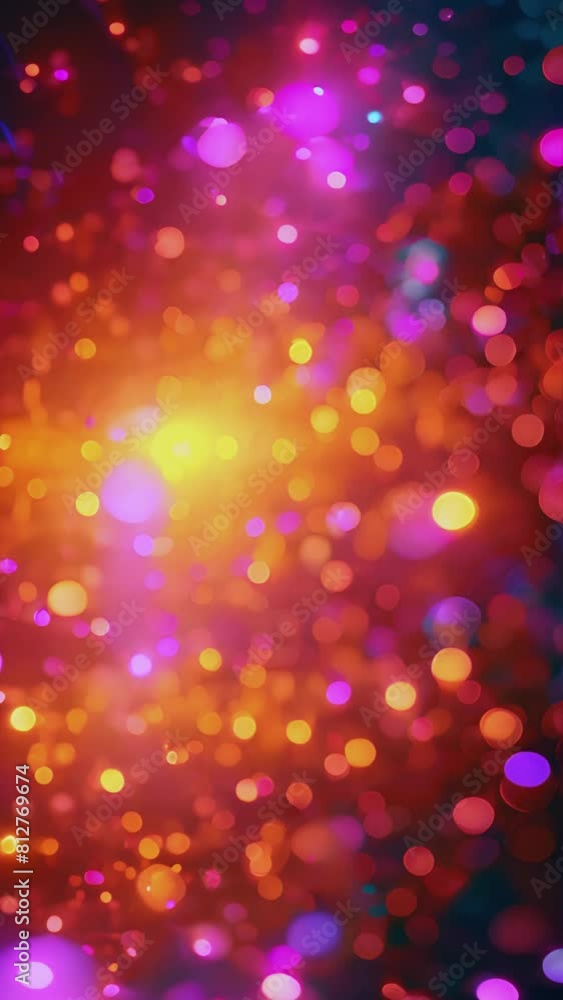 Flair Rainbow sunlight sparkling background effect. Rainbow-colored light and shining particles from heaven. Colorful light beams moving neon Vertical 4k video Flair Rainbow sunlight sparkling background effect. Rainbow-colored light and shining particles from heaven. Colorful light beams moving neon Vertical 4k video