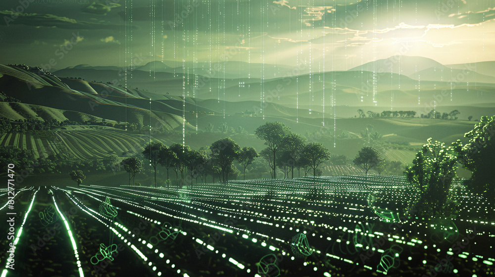 beautiful field smart farm concept soil health monitoring using cutting edge sensors and data driven analysis for sustainable crop production beautiful field smart farm concept soil health monitoring using cutting edge sensors and data driven analysis for sustainable crop production