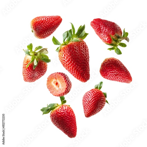 Strawberry isolated on white background 