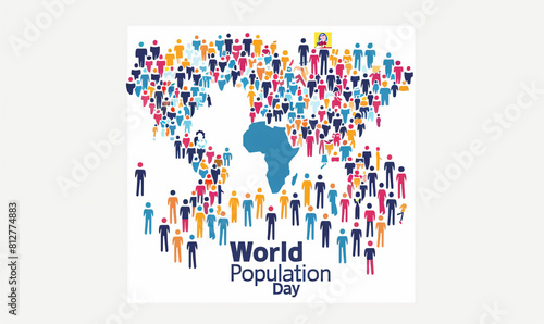Crafting a Digital Legacy. Creating a Timeless Vector Illustration for World Population Day 