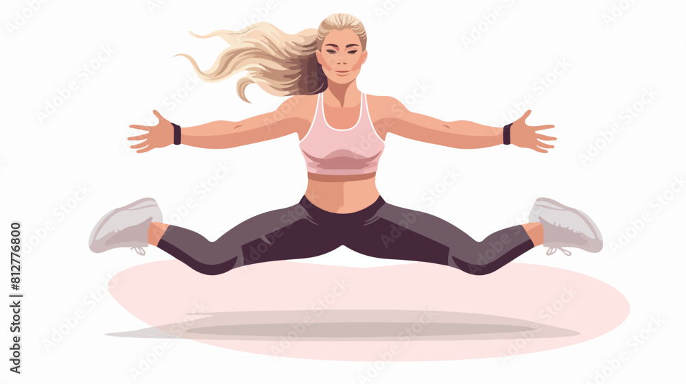 Bicycle crunches of abs workout exercises and fitne
