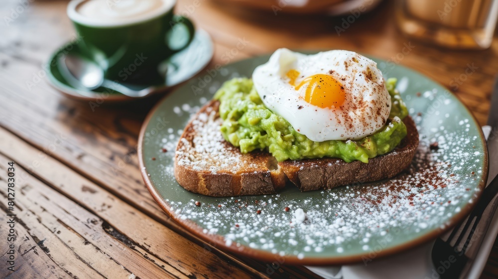 Avocado toast and coffee - my morning routine Avocado toast and coffee - my morning routine