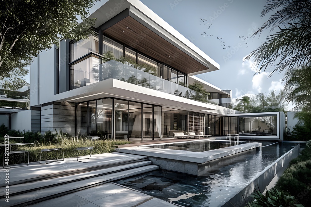 Minimalist White Villa with Panoramic Views: Creative Design Space on Mediterranean Hillside Minimalist White Villa with Panoramic Views: Creative Design Space on Mediterranean Hillside