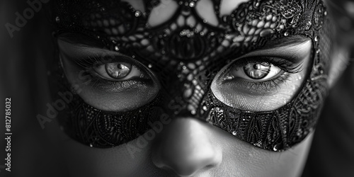 "Hidden Faces: The Mystery Behind the Mask" | "Eyes of Enigma: Unveiling the Soul" 