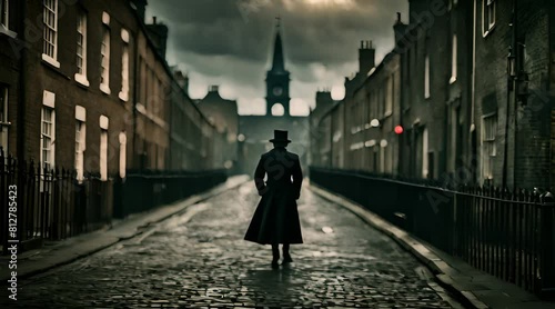 Nightfall in London. The Tale of Jack the Ripper