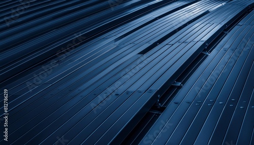 an indigo abstract background with straight lines photo