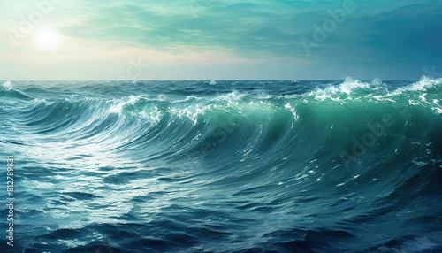 sea wave background for text photo