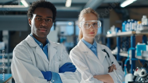 Diverse Scientists in Laboratory