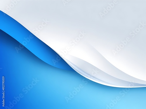 Wallpaper Mural blue and white gradient curves on a white background. Torontodigital.ca