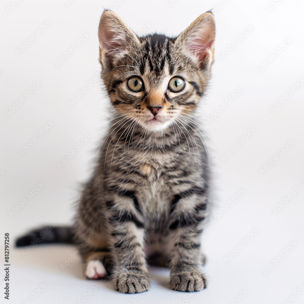 Adorable Kitten with Captivating Eyes