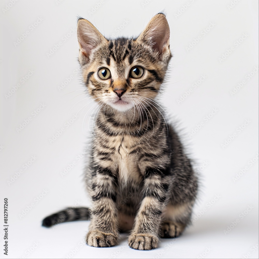 Adorable Kitten: Innocence and Curiosity Captured