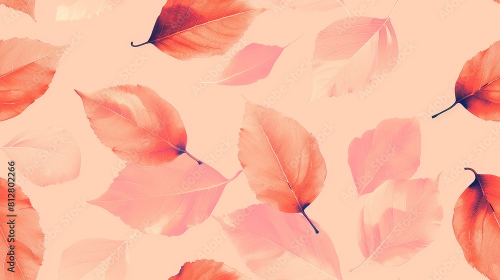 Minimalist image of a small leaf against a Cantaloupe and Blush background, with ample negative space. Minimalist image of a small leaf against a Cantaloupe and Blush background, with ample negative space.