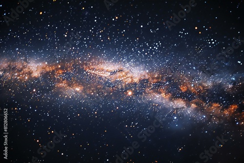 Depicting a image of the stars flying across space, from the milky photo