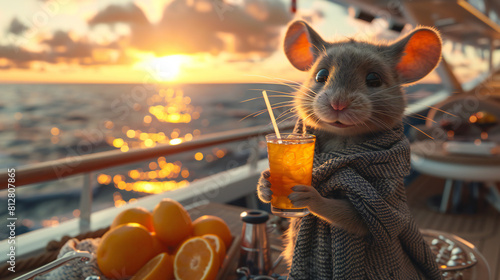 Mouse on Luxury Cruise