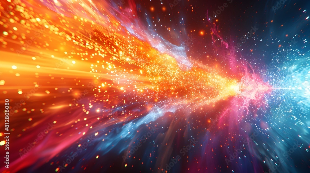 Vibrant Explosive Abstract Background with Dynamic Multicolored Lines and Bursts of Kinetic Digital Energy Vibrant Explosive Abstract Background with Dynamic Multicolored Lines and Bursts of Kinetic Digital Energy