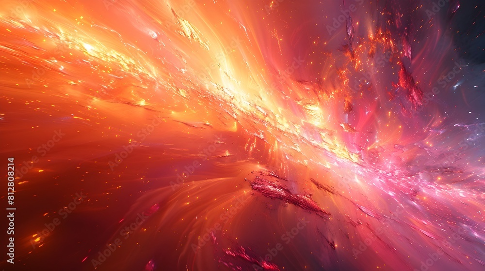 Vibrant and Explosive Abstract Background with Dynamic Multicolored ...