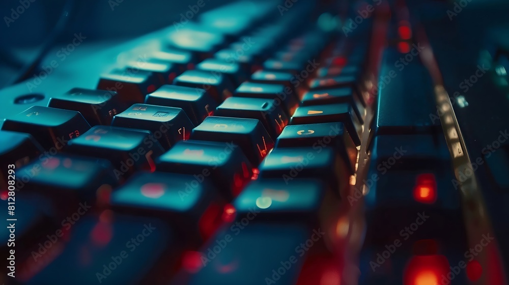 Obraz premium technology working business performance speed test broadband management internet quality typing keyboard to inspect speed test internet broadband technology then check quality performa : Generative AI