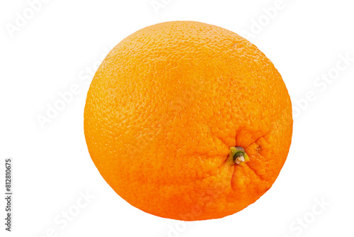 Ripe juicy orange isolated on white background. File contains clipping path.
