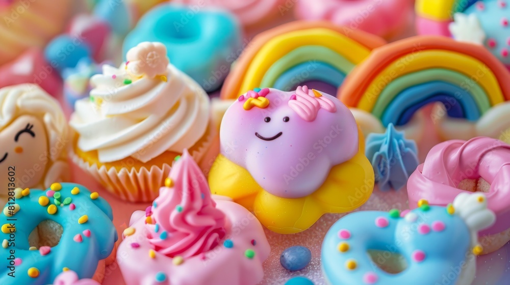 Sweet Delights: A Prismatic Confectionery Extravaganza Sweet Delights: A Prismatic Confectionery Extravaganza