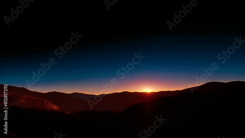 Wallpaper Mural Sunset in the mountains Torontodigital.ca