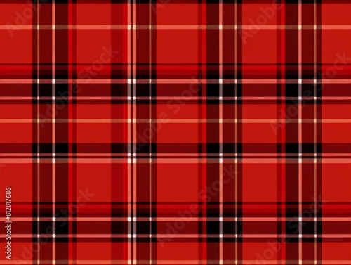 Captivating Red Plaid Pattern 
