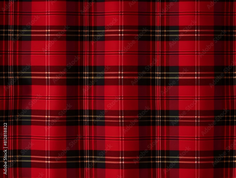 Obraz premium Captivating Red Plaid Pattern