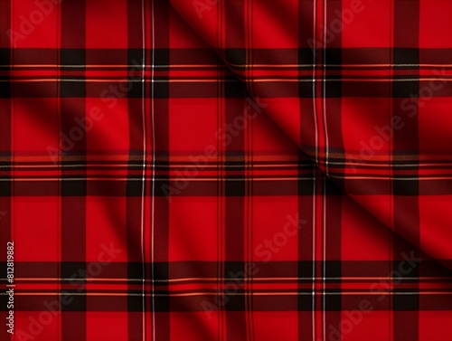 Captivating Red Plaid Pattern 