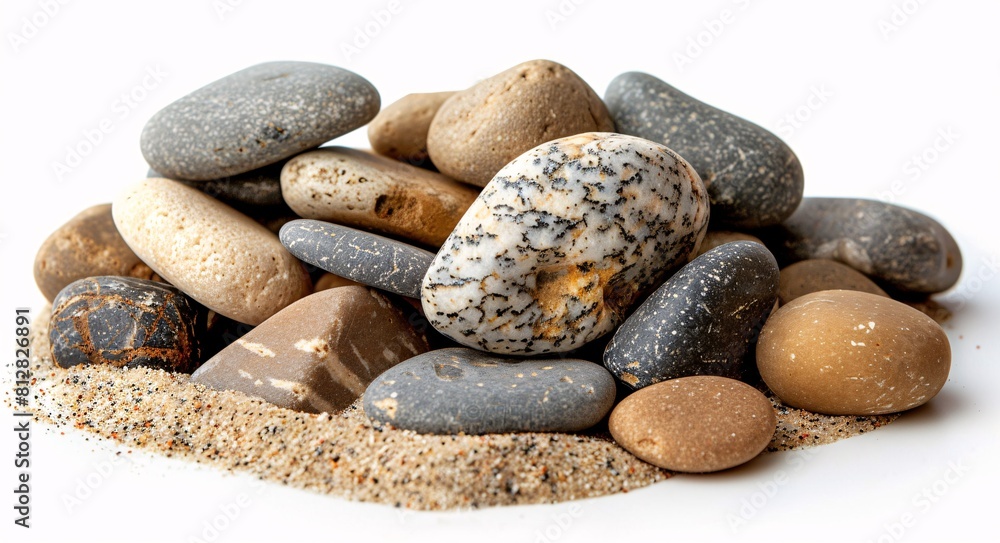 Aesthetic Display of Rocks and Stones in a Natural Composition, Textured Background for Nature-Inspired Advertisements Aesthetic Display of Rocks and Stones in a Natural Composition, Textured Background for Nature-Inspired Advertisements