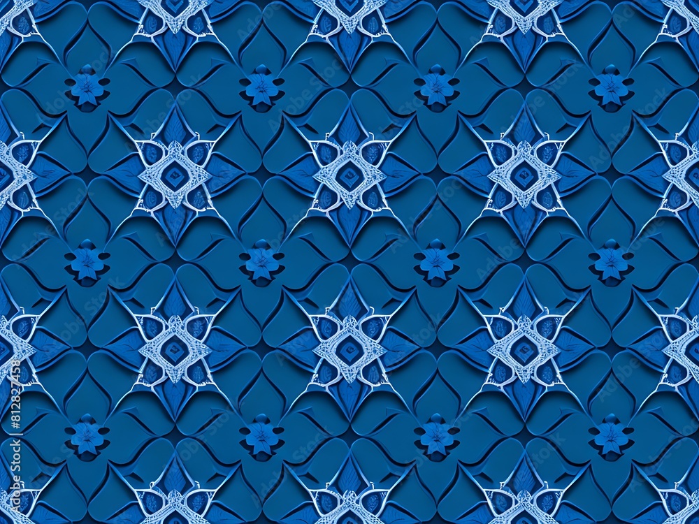 Fototapeta premium Abstract multicolored seamless pattern and texture with shapes for creative designs and background