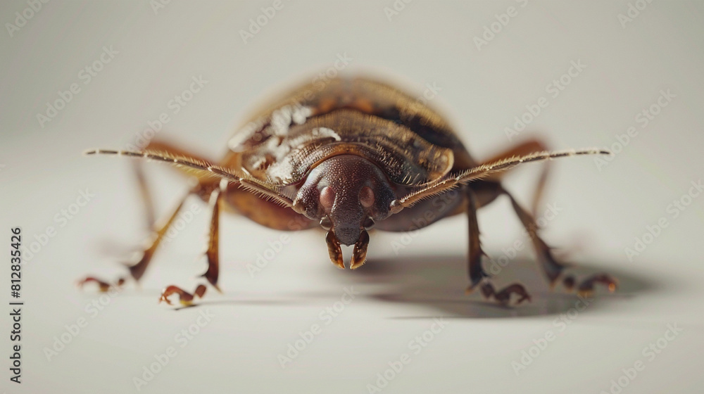 Bed Bug in white background Bed Bug in white background