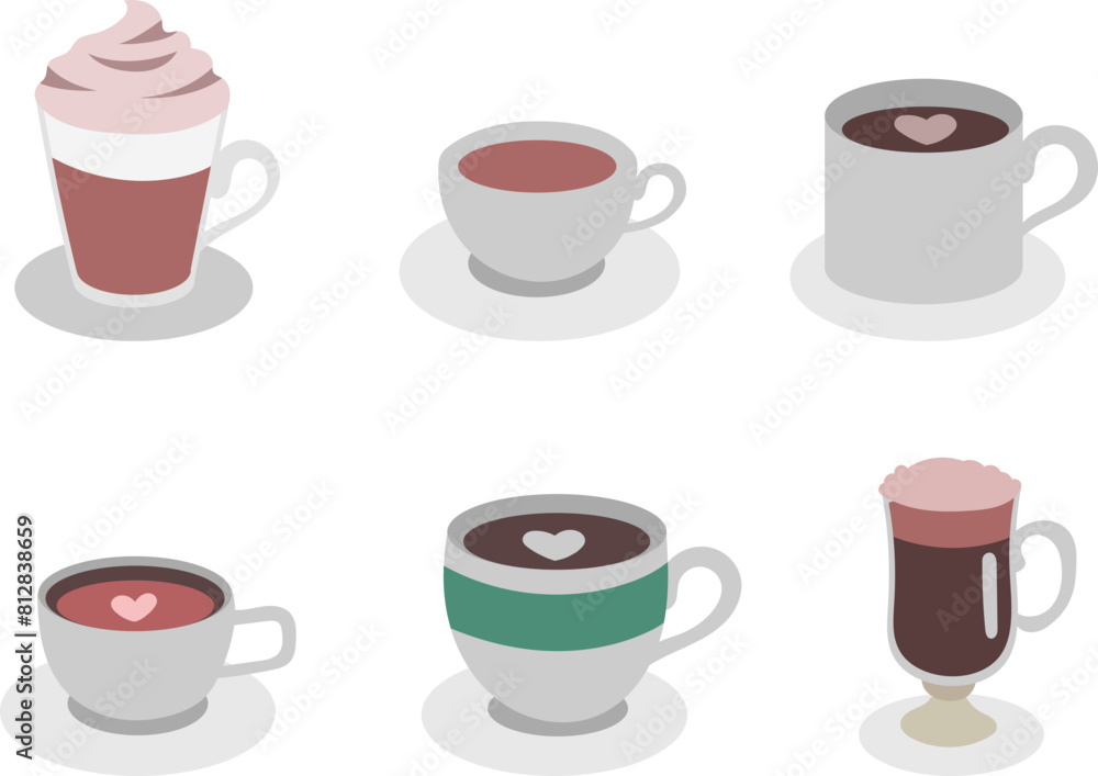 Obraz premium 커피잔 일러스트