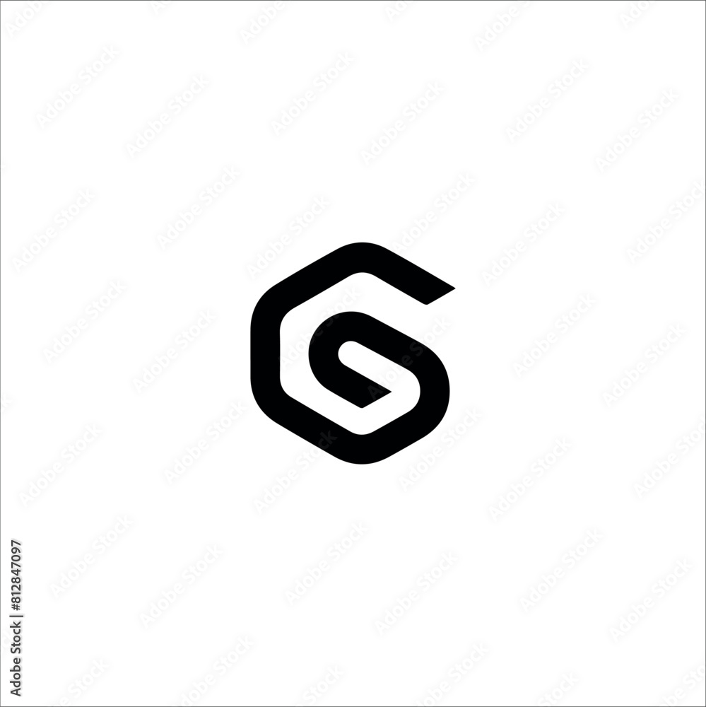 G logo vector template design v8 G logo vector template design v8