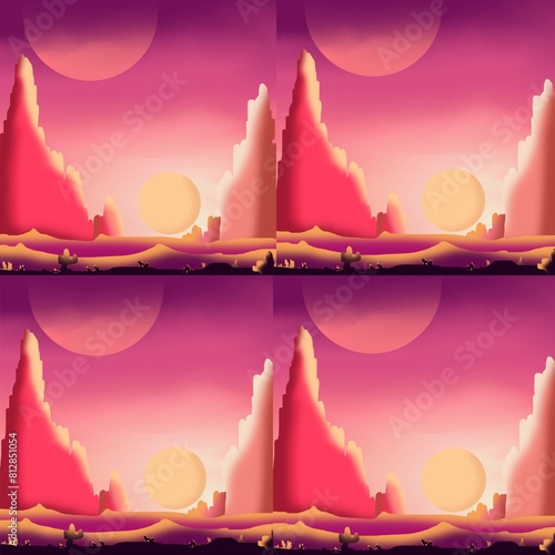 background with stars