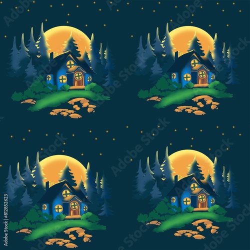 halloween night background