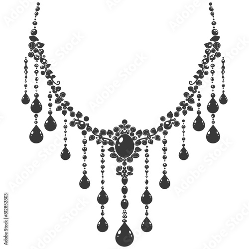 Silhouette jewelry and accessories for women black color only