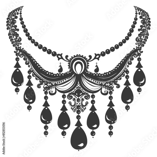 Silhouette jewelry and accessories for women black color only