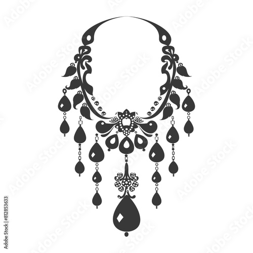 Silhouette jewelry and accessories for women black color only