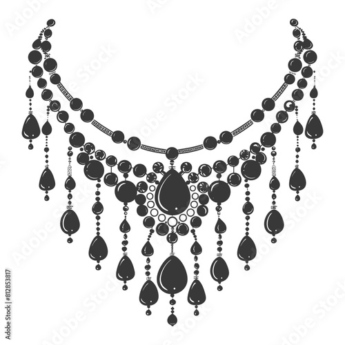 Silhouette jewelry and accessories for women black color only