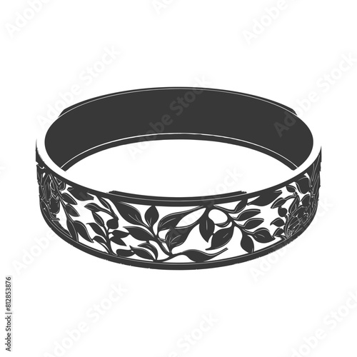 Silhouette jewelry bracelet accessories black color only
