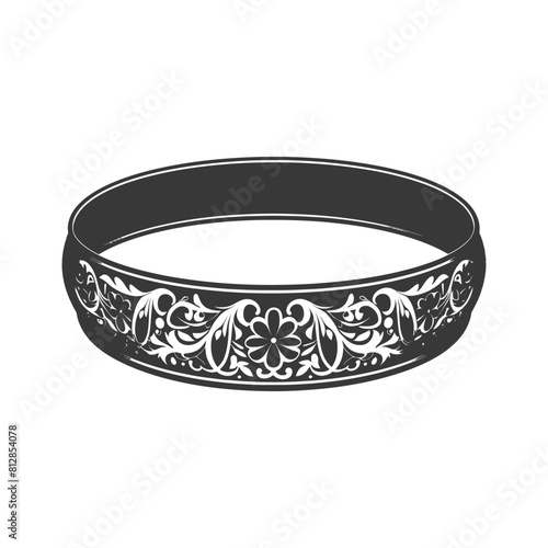 Silhouette jewelry bracelet accessories black color only