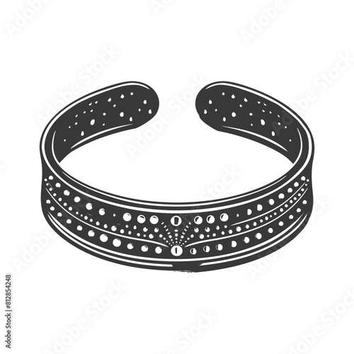 Silhouette jewelry bracelet accessories black color only