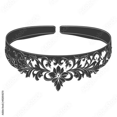 Silhouette jewelry bracelet accessories black color only