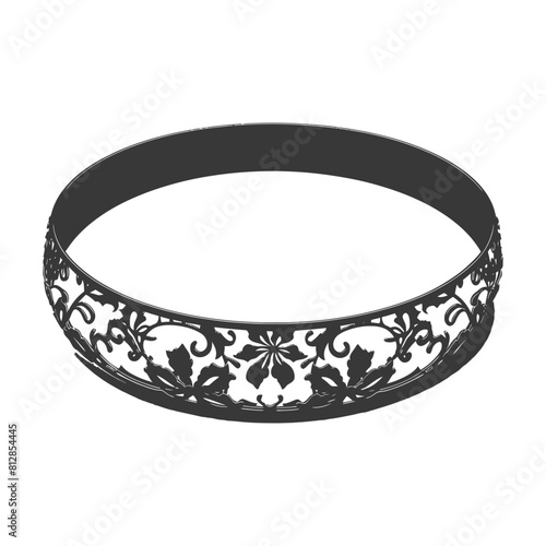 Silhouette jewelry bracelet accessories black color only