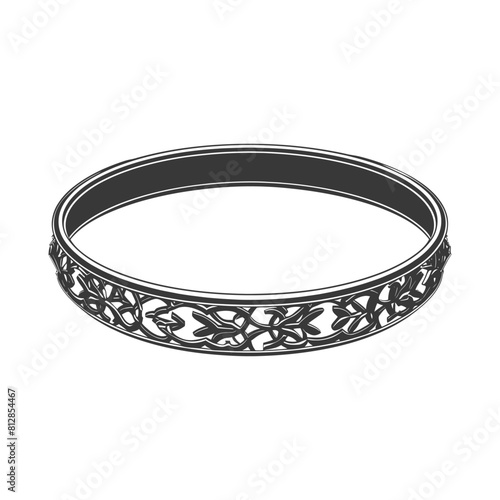 Silhouette jewelry bracelet accessories black color only