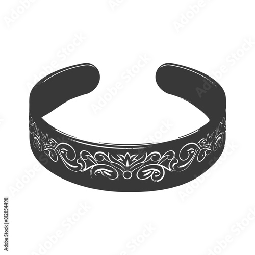 Silhouette jewelry bracelet accessories black color only